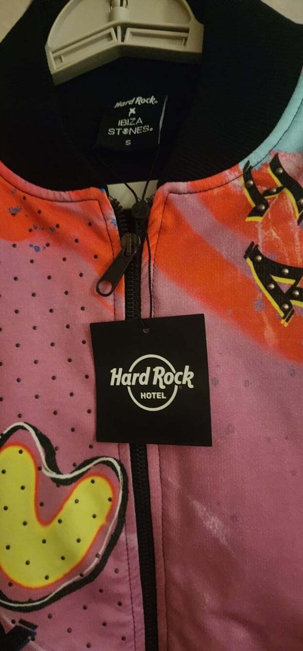 Hard Rock Cafe Ibiza Stones Jacket Niagara Falls Rhinestones Small NWT New T1 - Picture 4 of 8